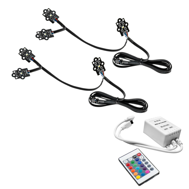 Oracle 19-21 GMC Sierra 1500 RGB+W Headlight DRL  Kit - ColorSHIFT w/ Simple Controller SEE WARRANTY - 1287-504