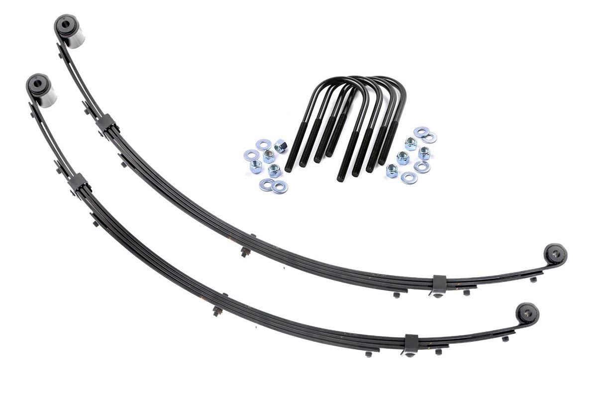 Front Leaf Springs | 4&quot; Lift | Pair | Jeep Wrangler YJ 4WD (1987-1995)