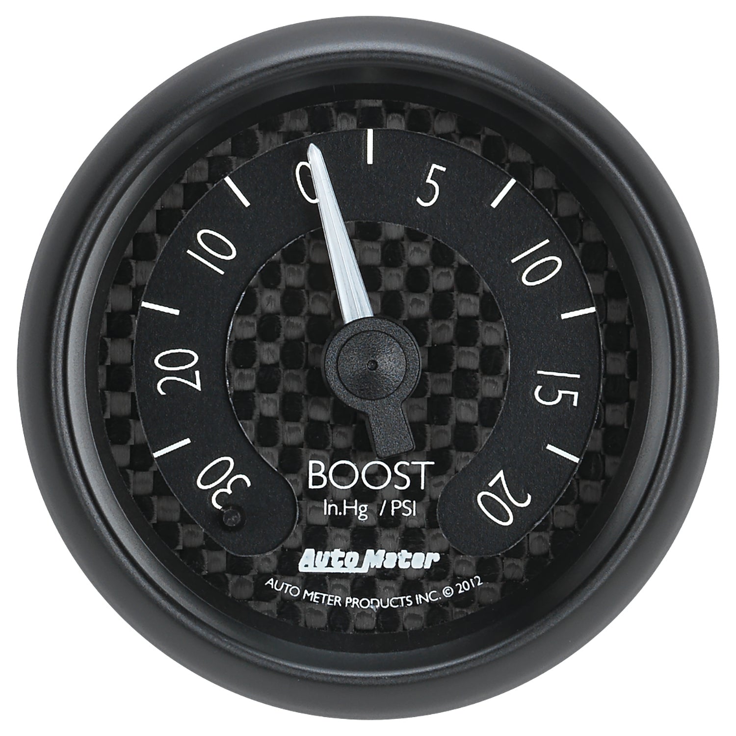 Autometer GT Series 52mm Mechanicl 30 In Hg/20 psi Vacuum/Boost Gauge - 8001