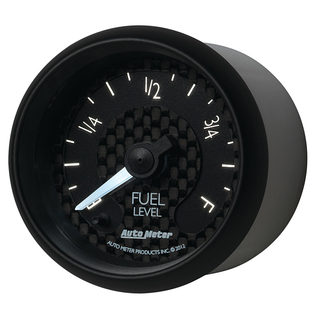 Autometer GT Series 52mm Full Sweep Electronic 0-280 ohm Fuel Level Programmable Empty-Full Range - 8010