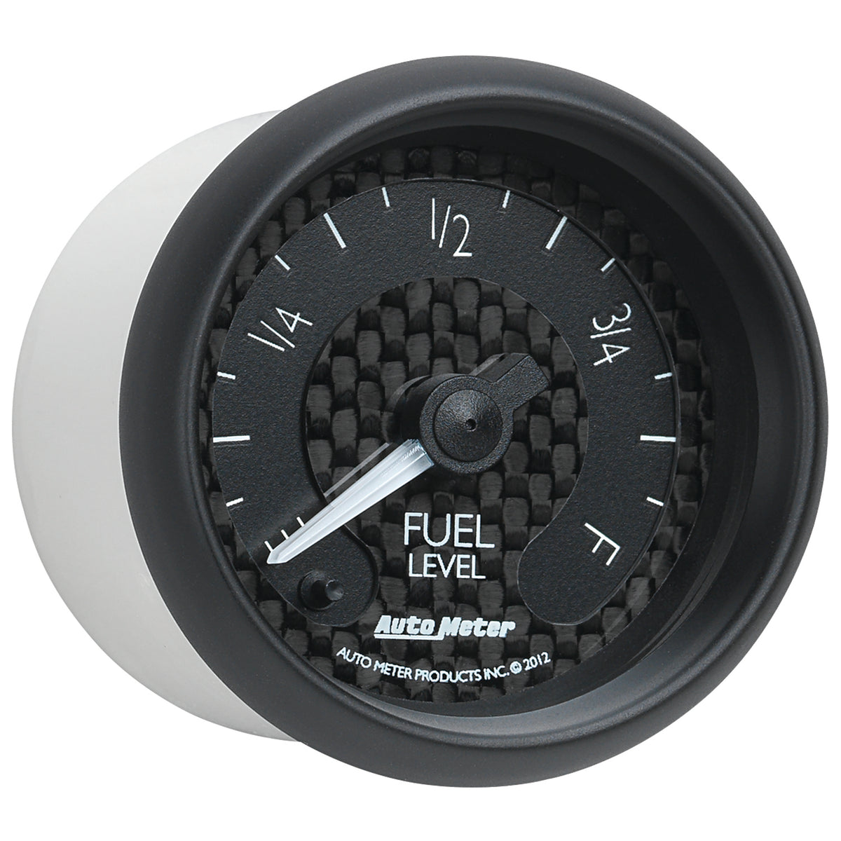 Autometer GT Series 52mm Full Sweep Electronic 0-280 ohm Fuel Level Programmable Empty-Full Range - 8010