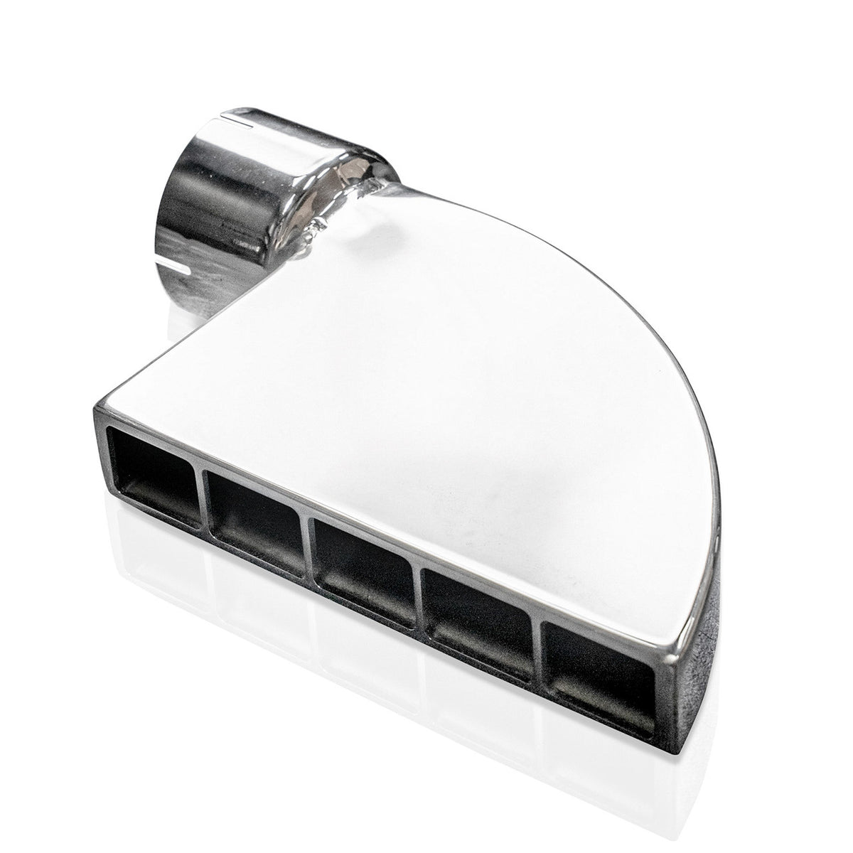 Stainless Works - Boxxter Style Polished Exhaust Tip 304 Stainless Steel - 801200-WG