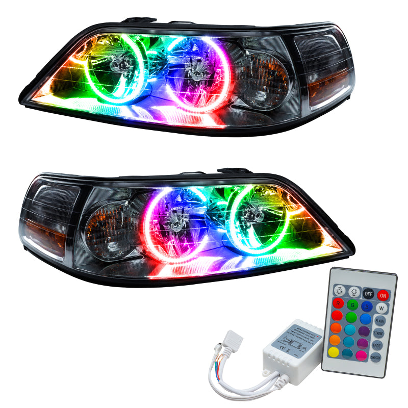 Oracle 05-11 Lincoln Town Car SMD HL (Non-HID) - ColorSHIFT w/ Simple Controller SEE WARRANTY - 7155-504
