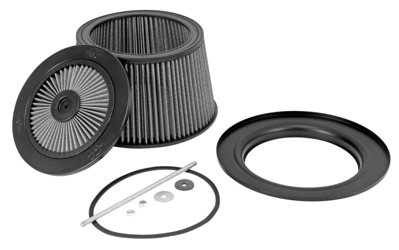 K&N Dominator Drag Race Assy 9inOD X 3inH - 66-3300R by K&N Engineering - installed view