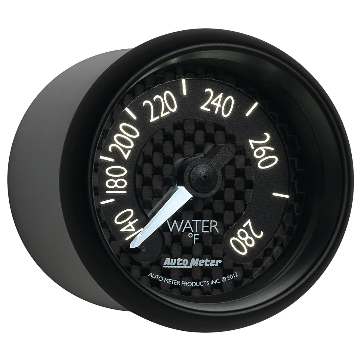 Autometer GT Series 52mm Mechanical 140-280 Deg F Water Temperature Gauge - 8031