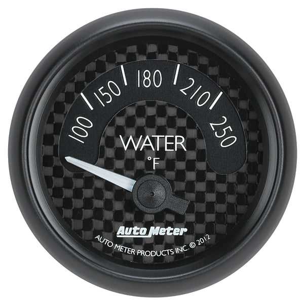 Autometer GT Series 52mm Short Sweep Electronic 100-250 Deg F Water Temperature - 8037
