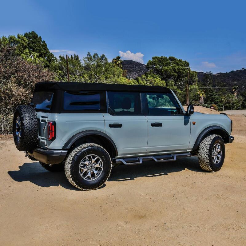 Westin/HDX 2021+ Ford Bronco Drop Nerf Step Bars - Textured Black - 56-14195