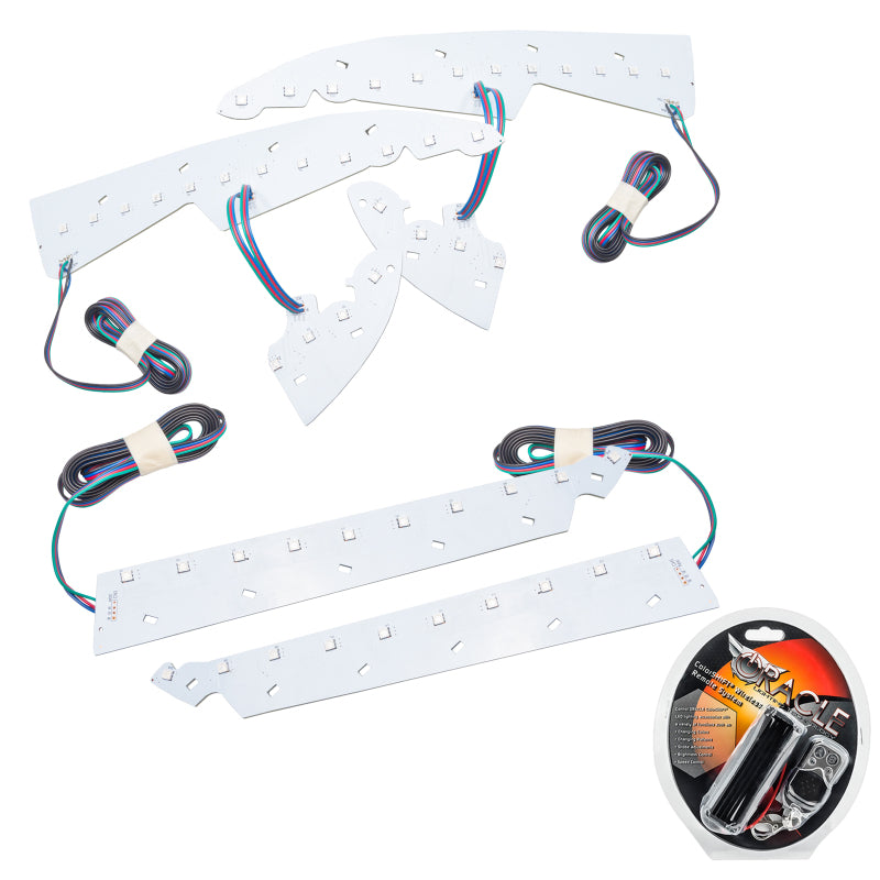 Oracle 14-15 GMC Sierra Headlight DRL Upgrade Kit - ColorSHIFT SEE WARRANTY - 2450-330