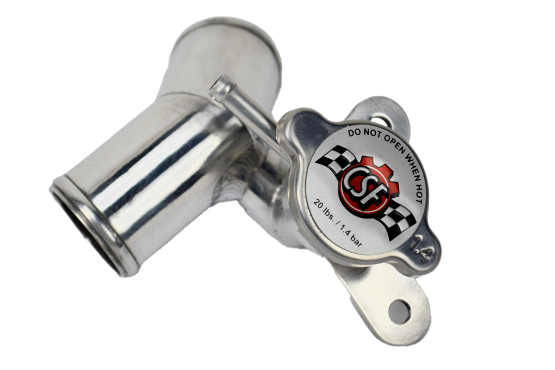 CSF 13+ BRZ / 13-20 Toyota 86 / 22+ GR86 Aluminum Filler Neck w/ High Pressure Radiator Cap - 8044