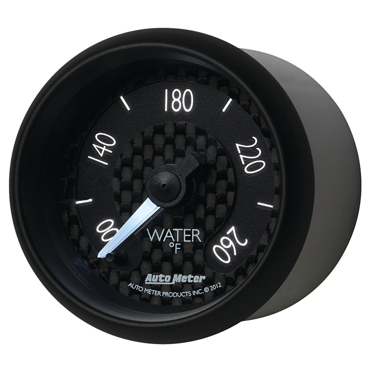Autometer GT Series 52mm Full Sweep Electronic 100-260 Deg F Water Temperature Gauge - 8055