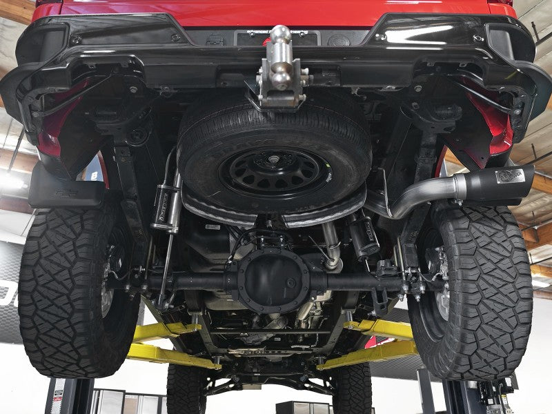 AFE Apollo GT Series 19-20 GM 1500 2.7L (T) 409 SS CB Exhaust System w/Black Tip - 49-44108-B
