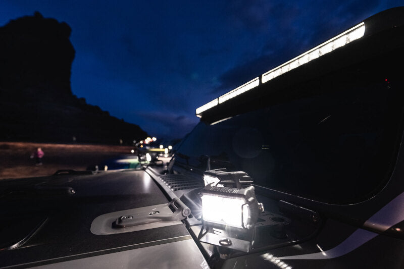 Oracle Jeep Wrangler JL/Gladiator JT Integrated Windhsiled LED Light Bar System - 5917-023
