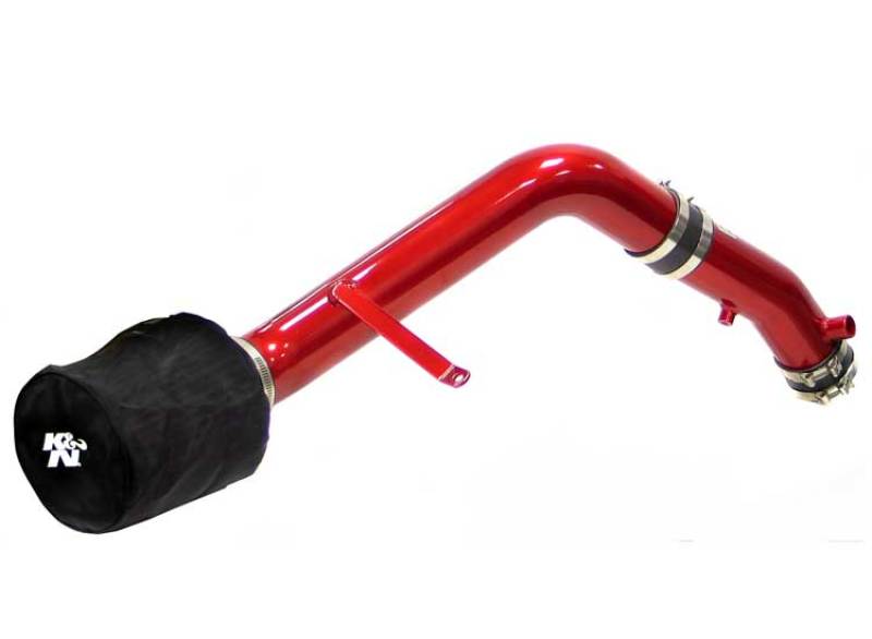 K&N 03-07 Honda Acord V6 Red Typhoon Short Ram Intake - 69-1207TR for 2003-2007 Honda Accord - front view