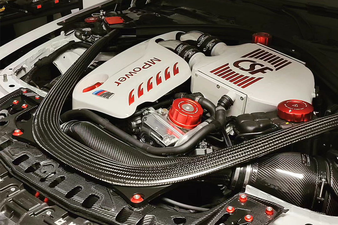 CSF 2014+ BMW M3/M4 (F8X) Top Mount Charge-Air-Cooler - Space Grey - 8082SG