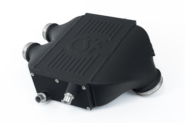 CSF 2014+ BMW M3/M4 (F8X) Top Mount Charge-Air-Cooler - Crinkle Black - 8082