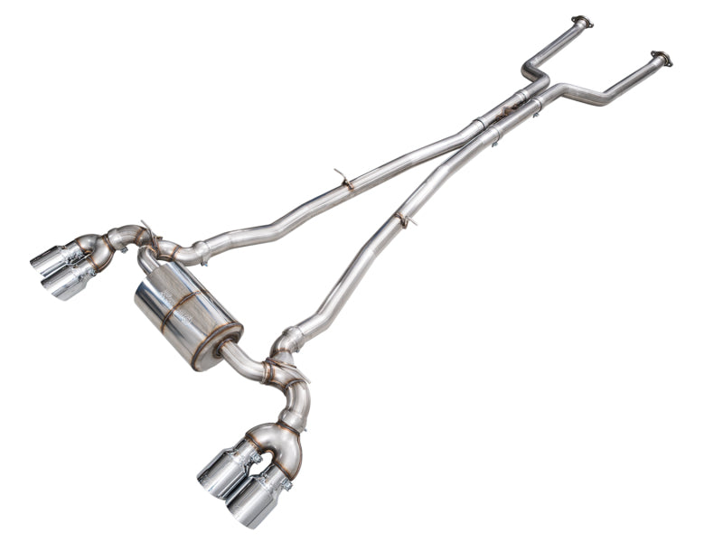 AWE BMW G90/G99 M5 Touring Edition Catback Exhaust - Chrome Silver Tips - 3015-42790