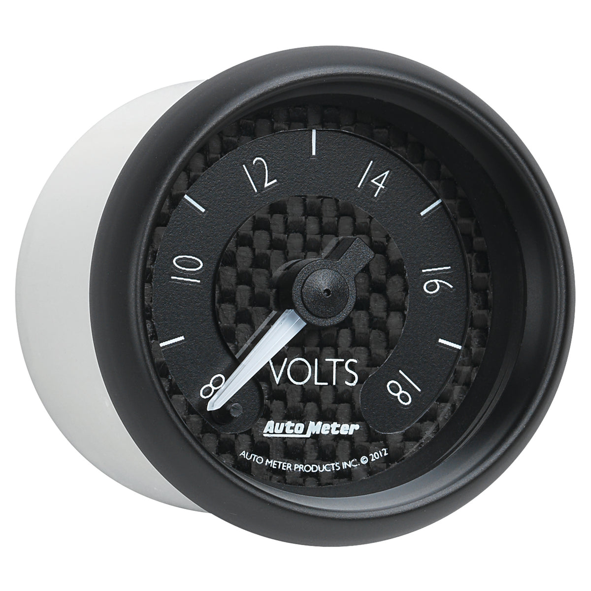 Autometer GT Series 52mm Full Sweep Electronic 8-18 Volts Voltmeter - 8091