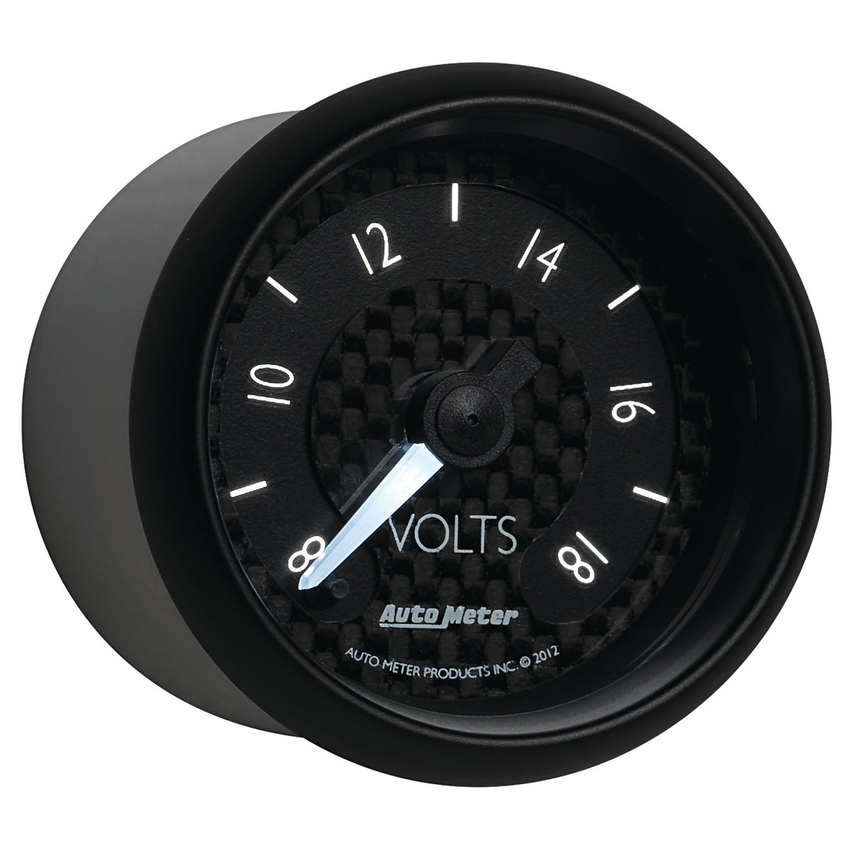 Autometer GT Series 52mm Full Sweep Electronic 8-18 Volts Voltmeter - 8091