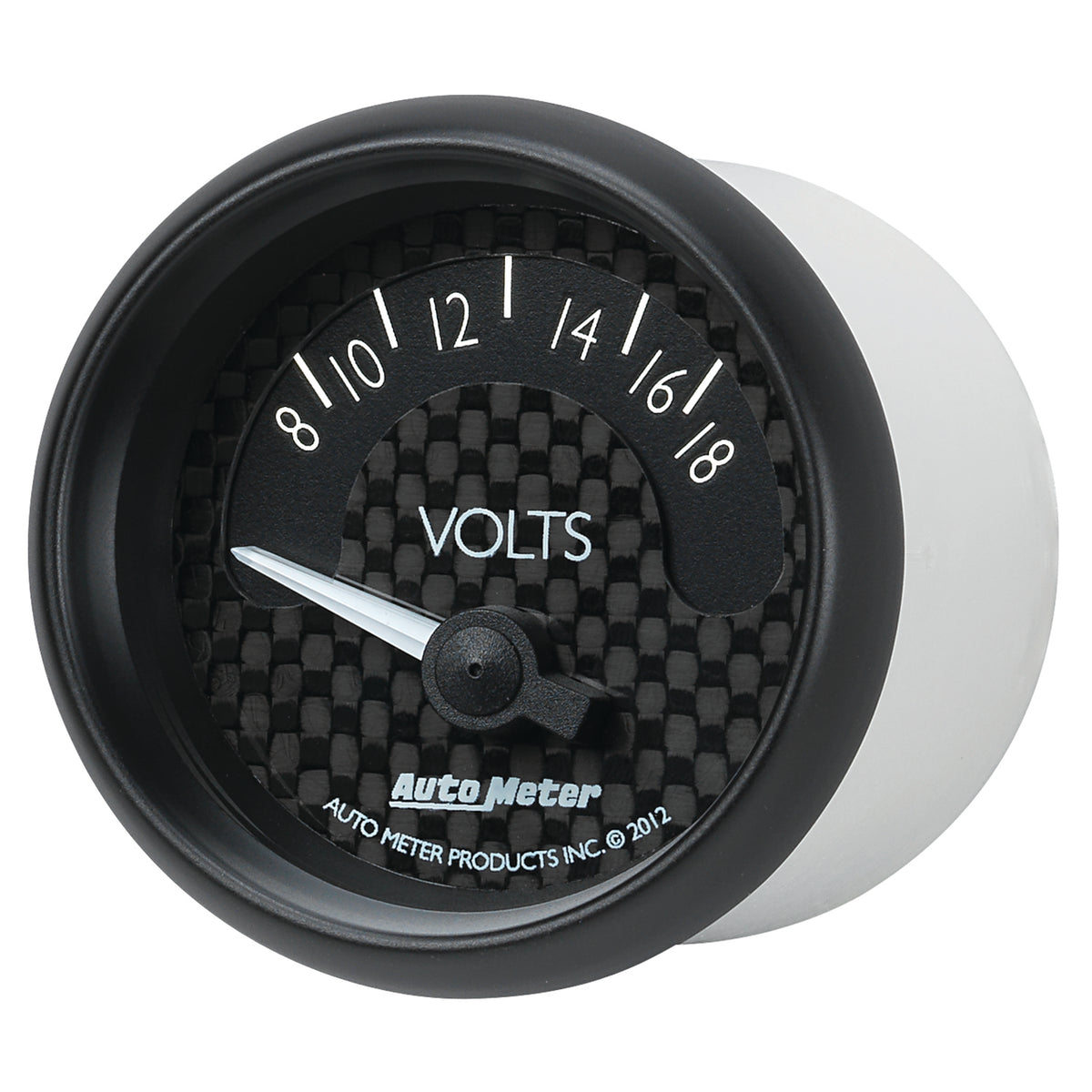 Autometer GT Series 52mm Short Sweep Electronic 8-18 Volts Voltmeter - 8092