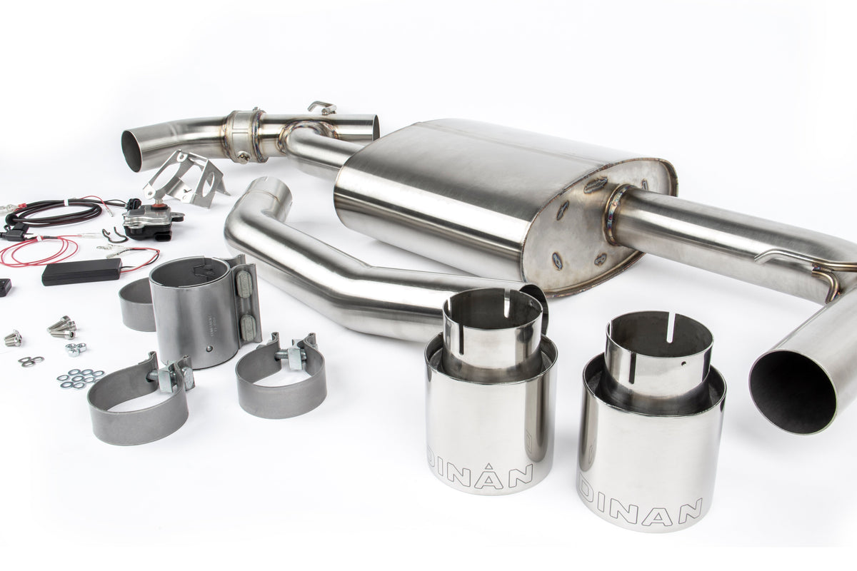 Dinan - Valved Axle-Back Exhaust - 2017-2024 MINI Countryman S / Clubman S - D660-0083