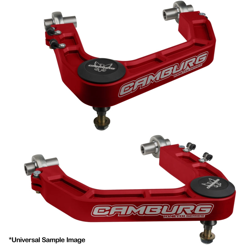Camburg 04-20 Ford F-150 2WD/4WD KINETIK V2 Performance Billet Uniball Upper Arms - Red - CAM-110230-RED