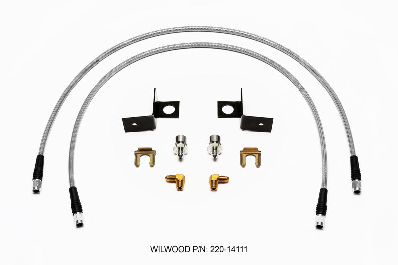 Wilwood Flexline Hose 30in. OAL -3 Female to -3 Female - 220-14110