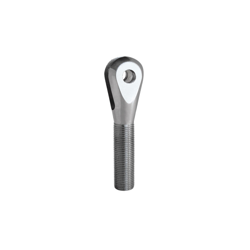 QA1 Clevis - Left Hand - 5/16-3/8in - 3/16in Slot - Carbon Steel - CL5-6