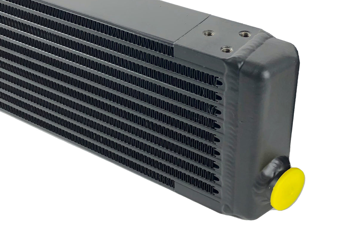 CSF Universal Signal-Pass Oil Cooler (RSR Style) - M22 x 1.5 - 24in L x 5.75in H x 2.16in W - 8111