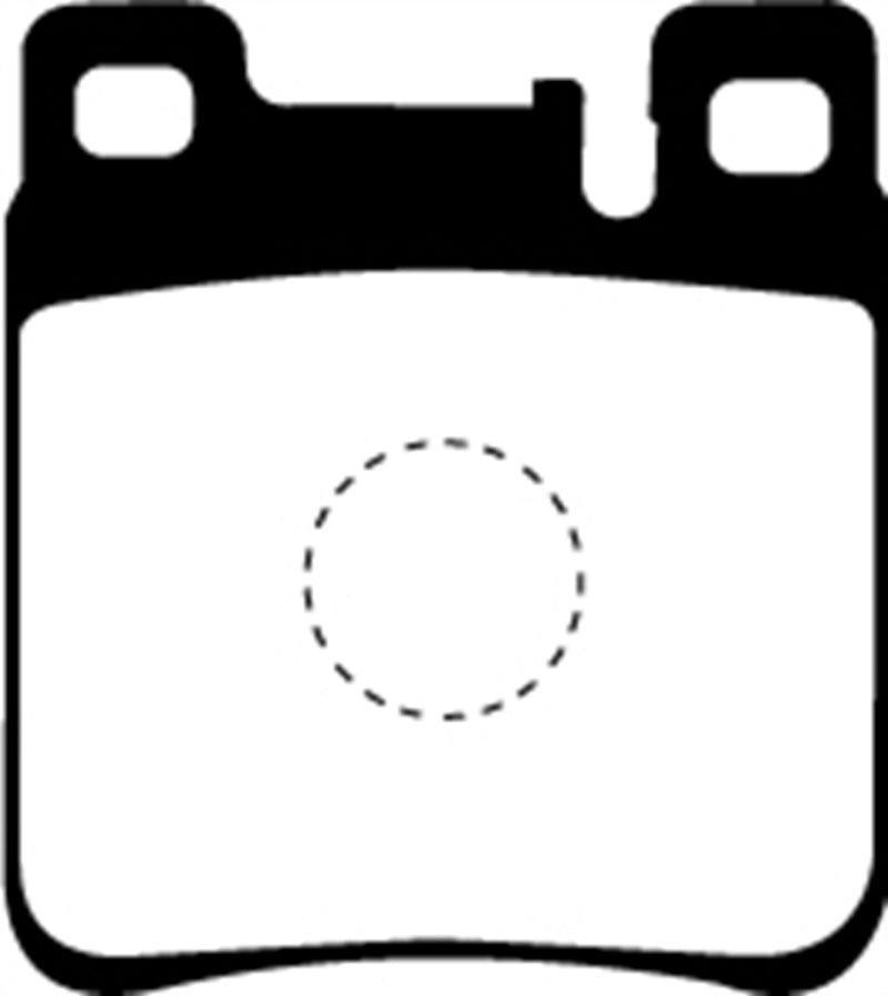 EBC 05-06 Chrysler Crossfire 3.2 SRT6 Ultimax2 Rear Brake Pads - UD603 for 1994-2002 Mercedes Benz SL - detail view