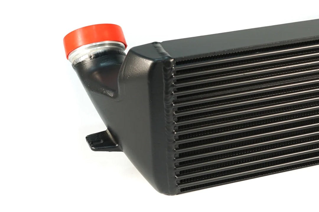 CSF 04-13 BMW 335i/xi (E90/E91/E92/E93) High Performance Stepped Core Bar/Plate Intercooler - Black - 8127B