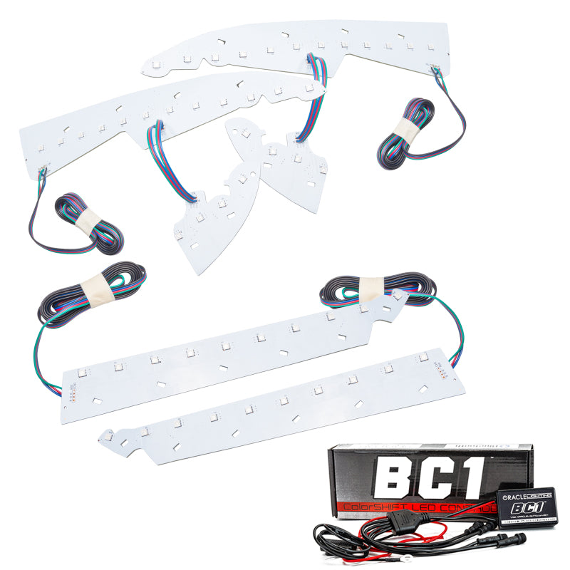 Oracle 14-15 GMC Sierra Headlight DRL Upgrade Kit - ColorSHIFT w/ BC1 Controller SEE WARRANTY - 2450-335
