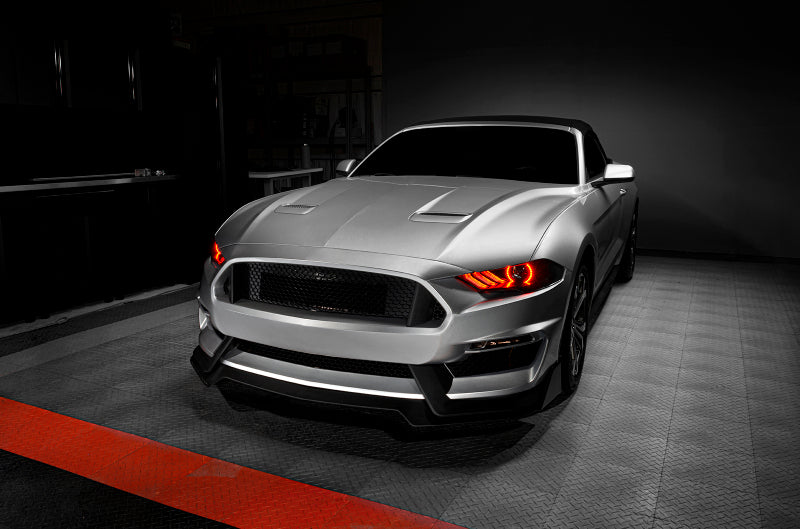 Oracle 18-21 Ford Mustang Dynamic DRL w/ Halo Kit & Sequential Turn Signal - ColorSHIFT SEE WARRANTY - 1446-332