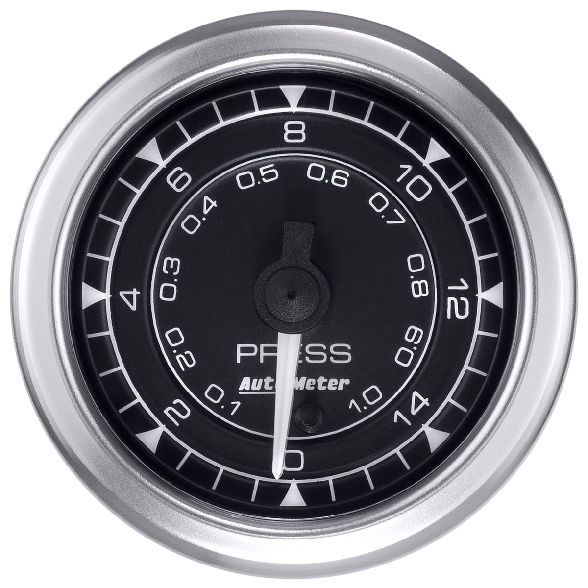 Autometer Chrono 2-1/16in 15PSI Pressure Gauge - 8162