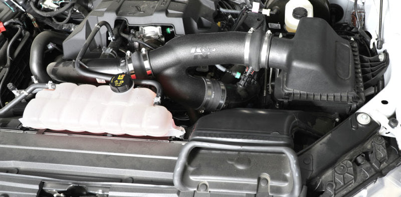 K&N 18-19 Ford F-150 EcoBoost V6-3.5L F/I Performance Air Intake System - 57-2601 for 2018-2020 Ford Expedition - detail view