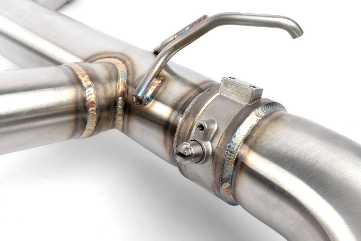 Dinan - Valved Cat-Back Exhaust - 2020-2026 Toyota GR Supra 3.0 - D660-0096-BLK
