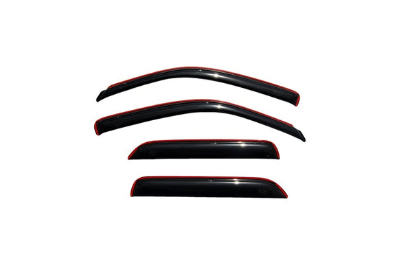 AVS 01-07 Ford Escape Ventvisor In-Channel Front & Rear Window Deflectors 4pc - Smoke - 194059 for 2001-2007 Ford Escape - fr