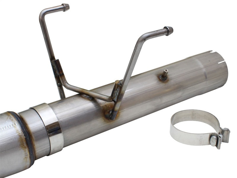aFe MACHForce XP Exhaust Large Bore 5in DPF-Back SS 13-15 Dodge Trucks L6-6.7L (td) *Black Tip - 49-42051-1B