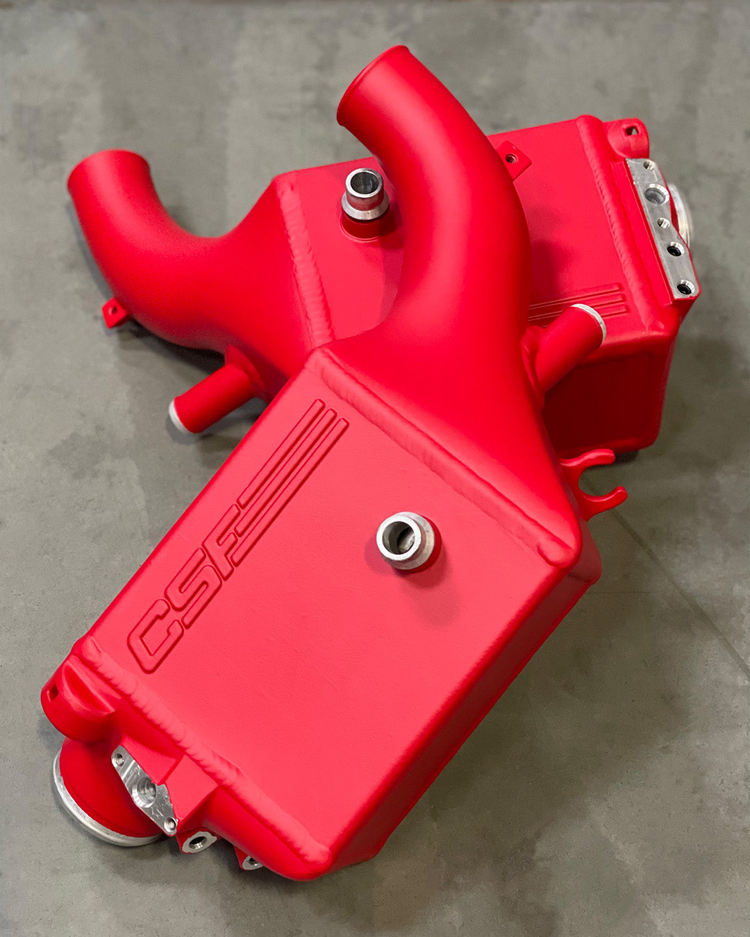 CSF 16-21 BMW M5 (F90) / 17-21 BMW M8 (F91/F92/F93) Twin Charge-Air-Cooler Set - Space Grey Gloss - 8178SGG