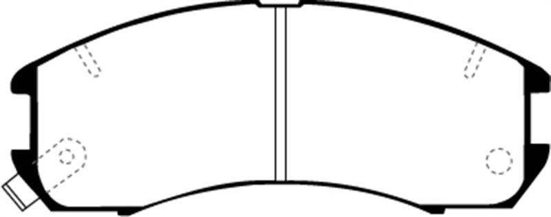 EBC 89-92 Ford Probe 2.2 Ultimax2 Front Brake Pads - UD399