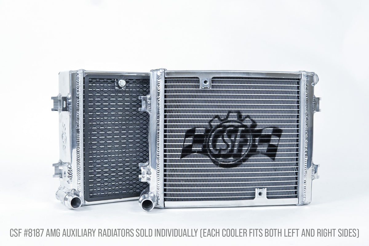 CSF 2015+ Mercedes Benz C63 AMG (W205) Auxiliary Radiator- Some Applications Require Qty 2 - 8187