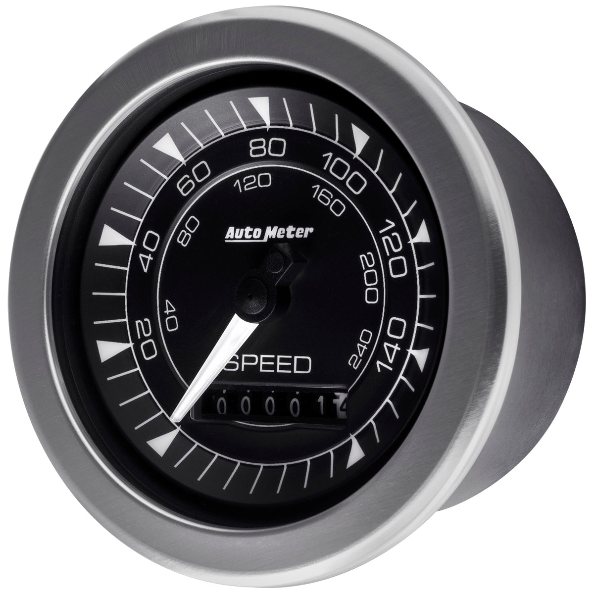 Autometer Chrono 3-3/8in 160MPH Electric Programmable Speedometer Gauge - 8188