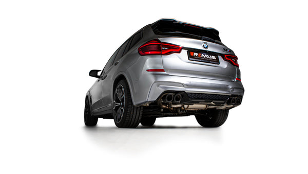 Remus 2019+ BMW X3 M Competition F97 S58 3.0L Race Axle Back Exhaust (Tail Pipes Req) - 086319 1500 by Remus
