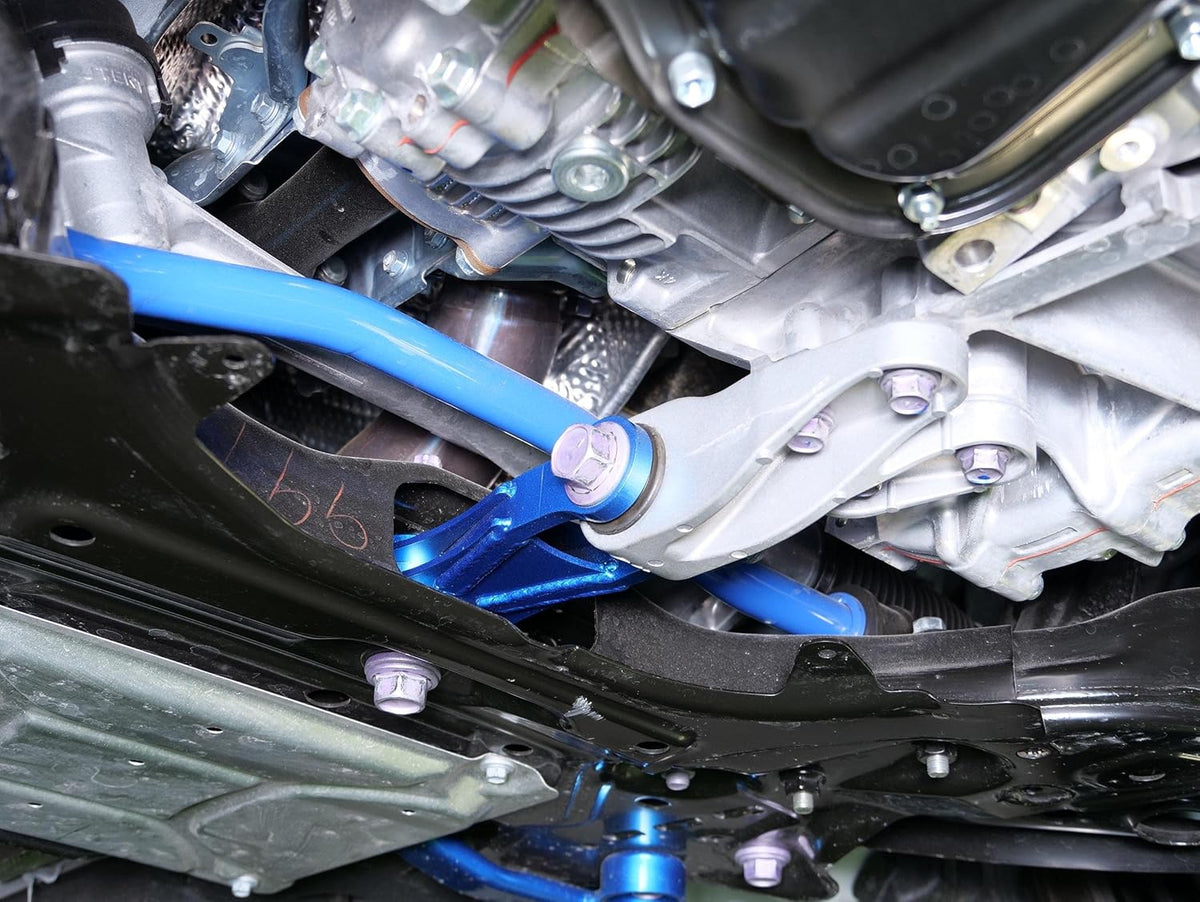 Cusco Billet Aluminum Engine Pitching Stop w/HD Rubber, 2023+ Toyota GR Corolla Billet Blue - 1C7 911 PS