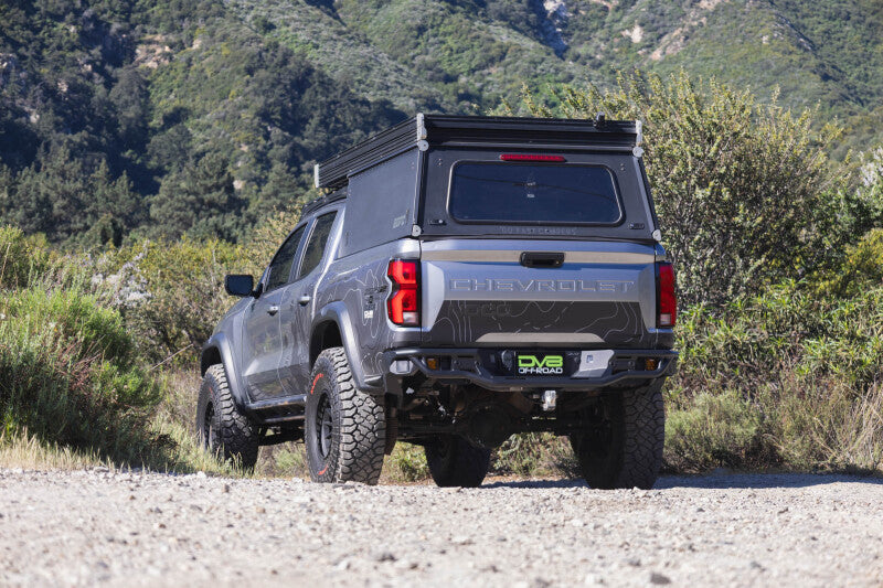 DV8 Offroad 23-26 Chevrolet Colorado/GMC Canyon Tube Rear Bumper - Micro Texture Black Powder Coat - RBCS3-04