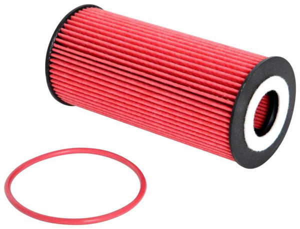 K&N Performance Oil Filter for 09-16 Porsche - HP-7036 for 2009-2016 Porsche Boxster - front view