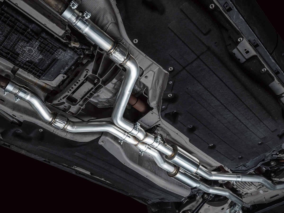 AWE Tuning 2020+ Ford Explorer ST Touring Edition Exhaust w/ Chrome Silver Tips - 3015-42625