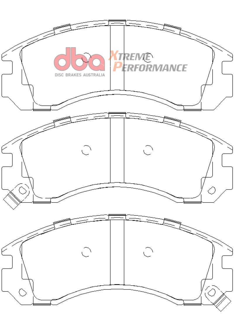 DBA 00-04 Mitsubishi Montero Sport XP650 Front Brake Pads - DB1223XP