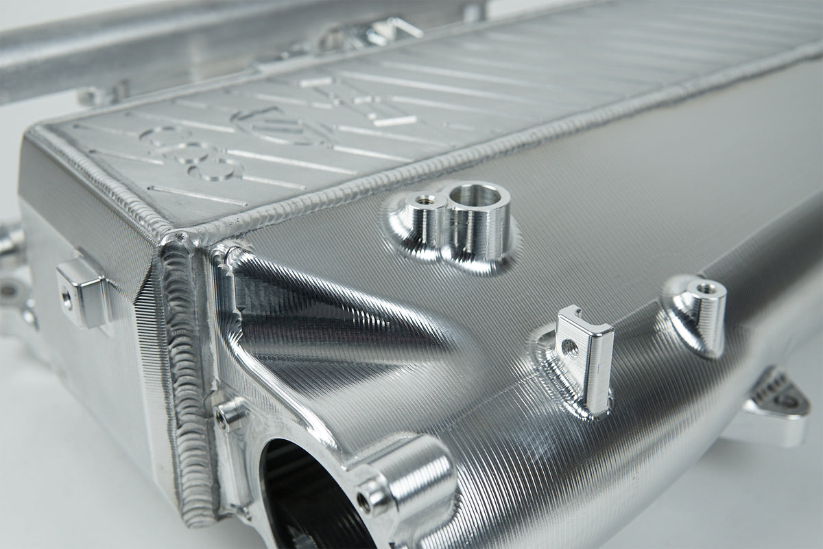 CSF Toyota A90/A91 Supra/ BMW G-Series B58 Charge-Air Cooler Manifold- Machined Billet Aluminum - 8200