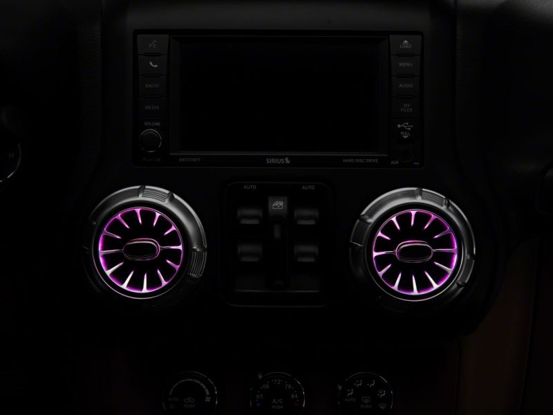 Raxiom 11-18 Jeep Wrangler JK LED Ambient Vent Lighting Kit - J139322