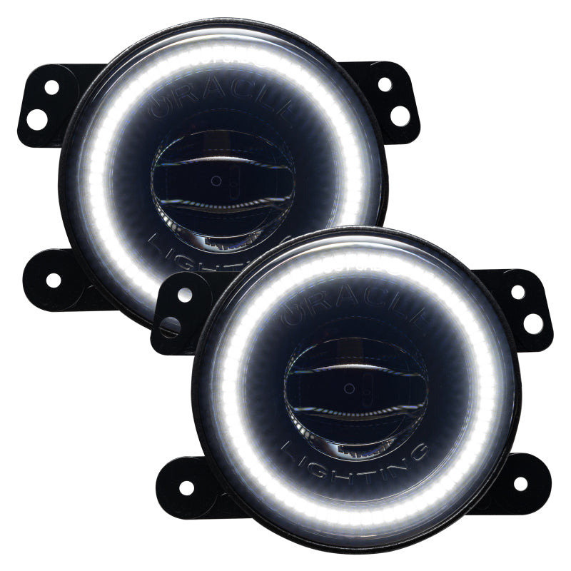 Oracle Jeep Wrangler JK/JL/JT High Performance W LED Fog Lights - ColorSHIFT - Dynamic SEE WARRANTY - 5846-332
